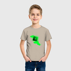 Футболка хлопковая детская Roblox splash, цвет: миндальный — фото 2