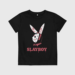 Футболка хлопковая детская Slayboy, цвет: черный