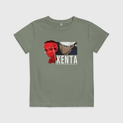 Футболка хлопковая детская Кэнта Ли терминатор зеро, цвет: авокадо