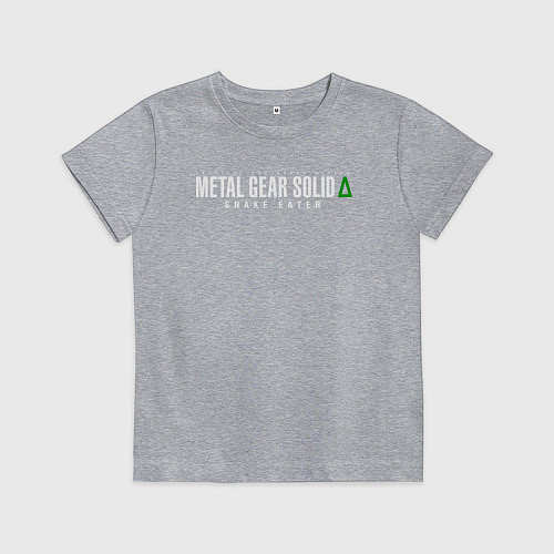 Детская футболка Metal gear solid 3 Snake eater logo / Меланж – фото 1