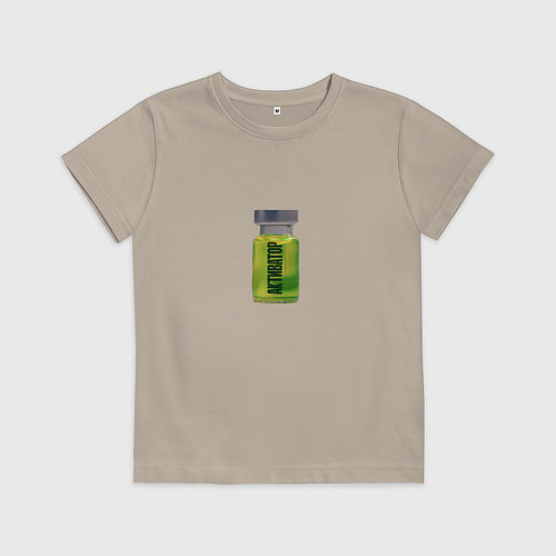 Детская футболка Активатор из Субстанции / Миндальный – фото 1