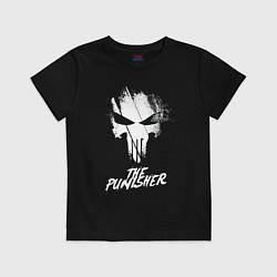Футболка хлопковая детская The Punisher, цвет: черный