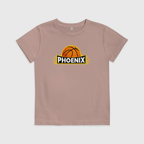 Детская футболка Phoenix NBA / Пыльно-розовый – фото 1