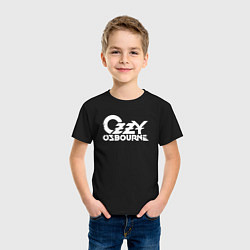 Футболка хлопковая детская Ozzy Osbourne - logo, цвет: черный — фото 2