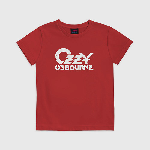 Детская футболка Ozzy Osbourne - logo / Красный – фото 1