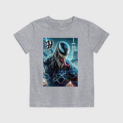 Детская футболка Venom in New York city - ai art fantasy