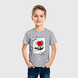 Футболка хлопковая детская Toyota Supra sakura, цвет: меланж — фото 2