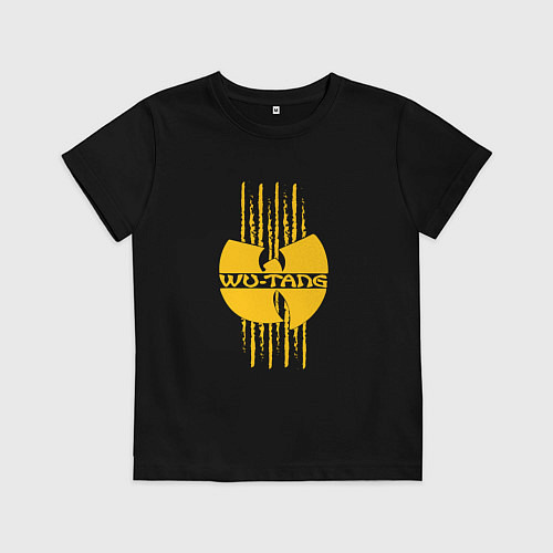 Детская футболка Wu-Tang tiger style / Черный – фото 1