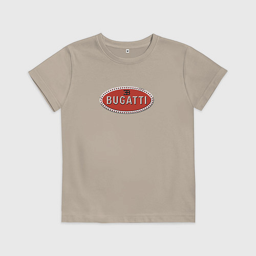 Детская футболка Bugatti - emblem / Миндальный – фото 1