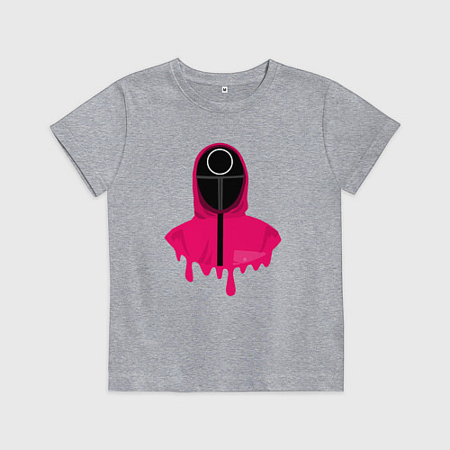 Детская футболка Розовый охранник / Меланж – фото 1
