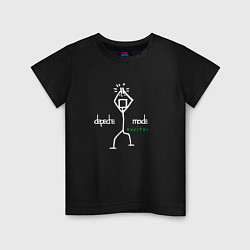 Футболка хлопковая детская Depeche Mode - Exciter merch, цвет: черный