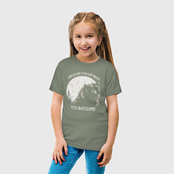 Футболка хлопковая детская Велес - чти свои корни, цвет: авокадо — фото 2