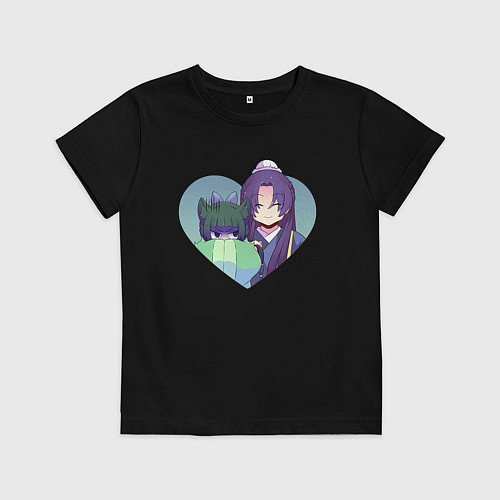 Детская футболка Xiaomao and Jinshi - The Apothecary Diaries / Черный – фото 1