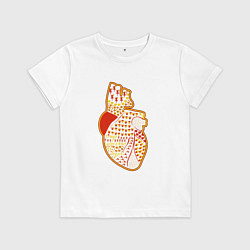 Футболка хлопковая детская Амур стреляет из ведра, цвет: белый