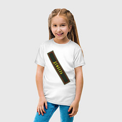 Футболка хлопковая детская Дембель, цвет: белый — фото 2