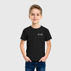 Футболка хлопковая детская Я русский - текстом рун, цвет: черный — фото 2
