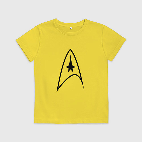 Детская футболка Знак звёздный путь / Желтый – фото 1