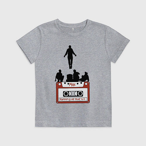 Детская футболка Очень странные дела - Макс / Меланж – фото 1
