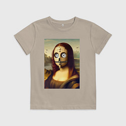 Детская футболка Mona Lisa in a mask - steampunk