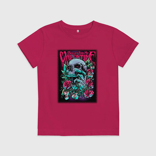 Детская футболка Пуля для моей возлюбленной рок / Маджента – фото 1