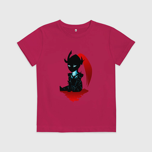 Детская футболка Igris - solo leveling / Маджента – фото 1