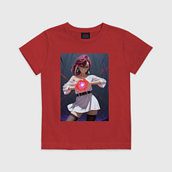 Детская футболка Дандадан: Момо фаербол