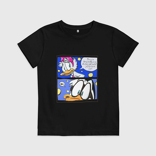Детская футболка Понка и Дональд / Черный – фото 1