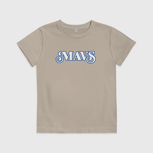 Детская футболка Mavs / Миндальный – фото 1