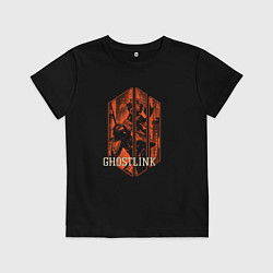 Футболка хлопковая детская Цифровой киборг, цвет: черный