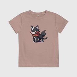 Футболка хлопковая детская Фульфенгавк, цвет: пыльно-розовый