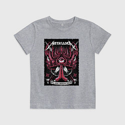 Футболка хлопковая детская Metallica - royal arena Denmark, цвет: меланж