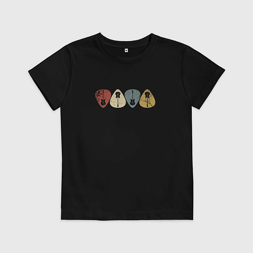 Детская футболка Медиаторы / Черный – фото 1