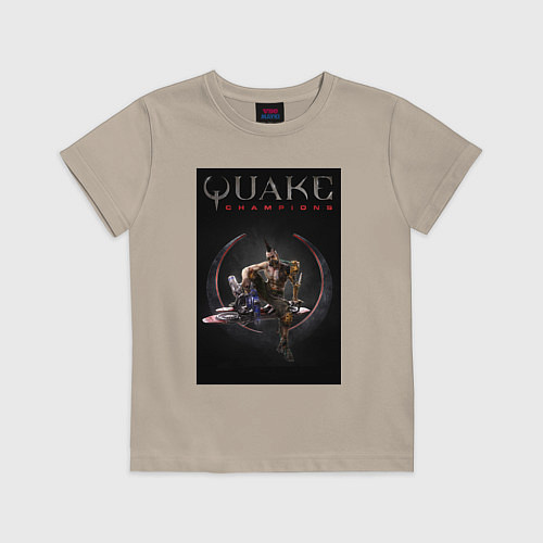 Детская футболка Quake champions Anarki / Миндальный – фото 1