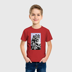 Футболка хлопковая детская Сериал Друзья, цвет: красный — фото 2