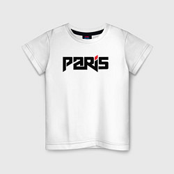 Футболка хлопковая детская City Paris, цвет: белый