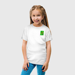 Футболка хлопковая детская Зелёный фонарь, цвет: белый — фото 2