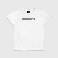 Футболка хлопковая детская Bigbang, цвет: белый