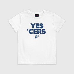 Футболка хлопковая детская Yes cers, цвет: белый
