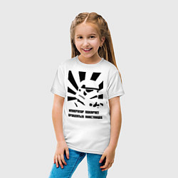 Футболка хлопковая детская Император покарает повстанцев, цвет: белый — фото 2