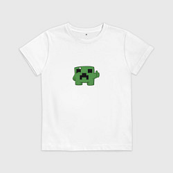 Футболка хлопковая детская Kriper MeatBoy, цвет: белый