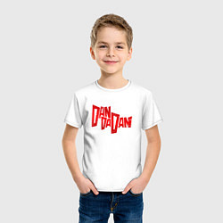 Футболка хлопковая детская Dandadan - logotype, цвет: белый — фото 2