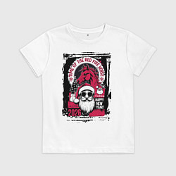 Футболка хлопковая детская Красный огненный конь 2026, цвет: белый