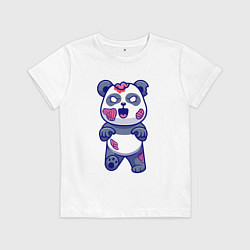 Детская футболка Зомби панда