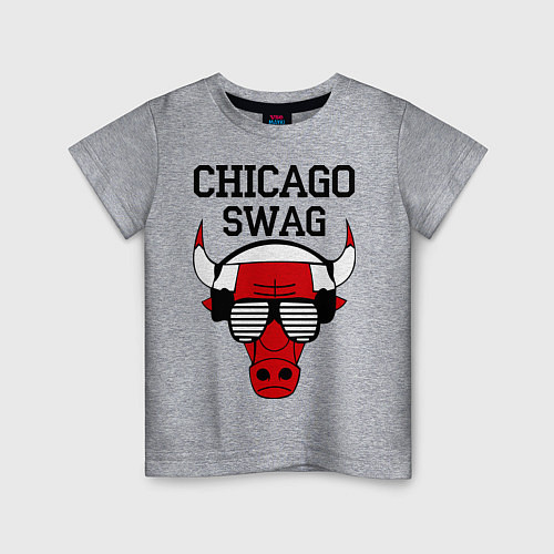 Детская футболка Chicago SWAG / Меланж – фото 1