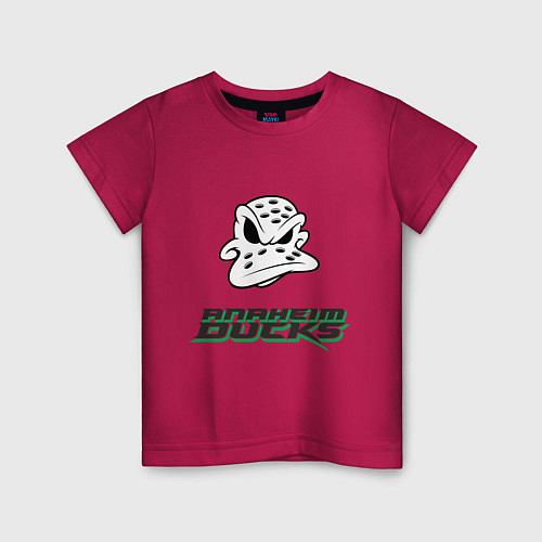 Детская футболка HC Anaheim Ducks Art / Маджента – фото 1