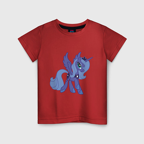 Детская футболка Принцесса Луна / Красный – фото 1