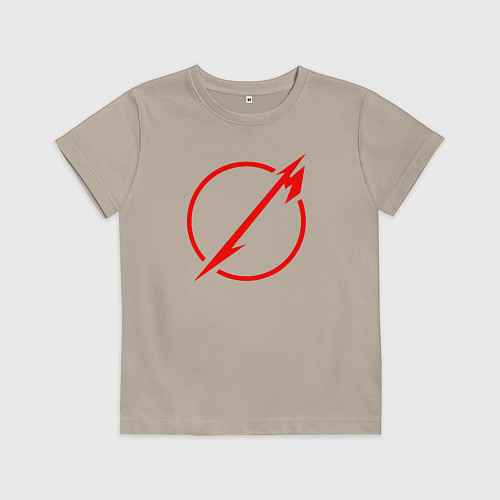 Детская футболка Metallica: Through The Never / Миндальный – фото 1