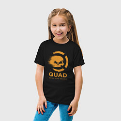 Футболка хлопковая детская QuaD: Quick and Deadly, цвет: черный — фото 2