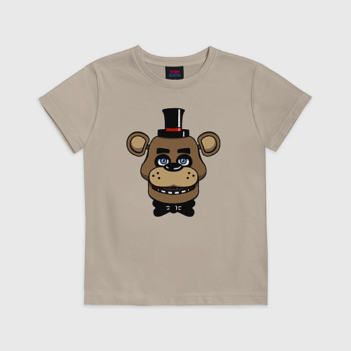 Детская футболка Freddy FNAF / Миндальный – фото 1