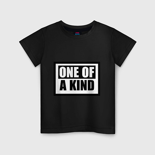 Детская футболка One of a kind / Черный – фото 1